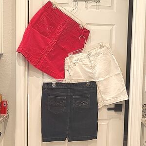 Mini skirt with Tummy Control pink, blue, sz 10 - white sz 8